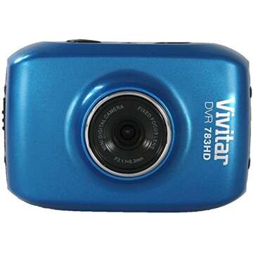 Vivitar HD Action Camera, DVR781HD Blue HD Action Camera