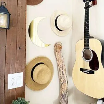 Crescent Moon Mirror - Chic Boho Wall Decor for Any Space