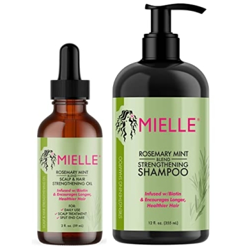 Mielle Rosemary Mint Strengthening Hair Care Duo