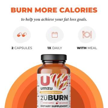 UMZU ZuBurn: Natural Thermogenic Fat Burner Supplement