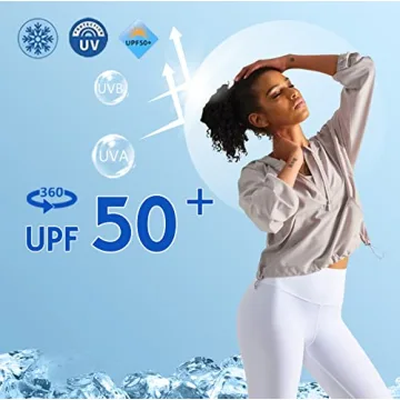 altiland Lightweight Cropped Workout Jacket for Women