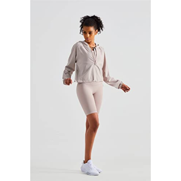 altiland Lightweight Cropped Workout Jacket for Women