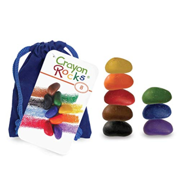 Crayon Rocks - Ergonomic Crayons for Kids - 8 Colors