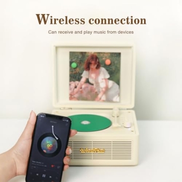 WhatPlus Retro Portable CD Player & Bluetooth 5.2 - Ideal Gift