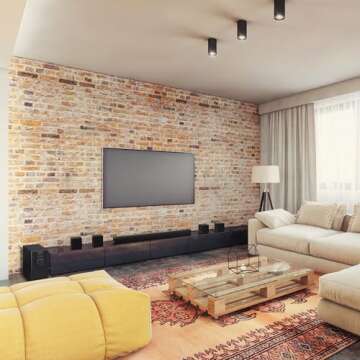 iLive 5.1 Home Theater System with Bluetooth, 6 Surround Speakers, Wall Mountable, Includes Remote, Black (IHTB159B)