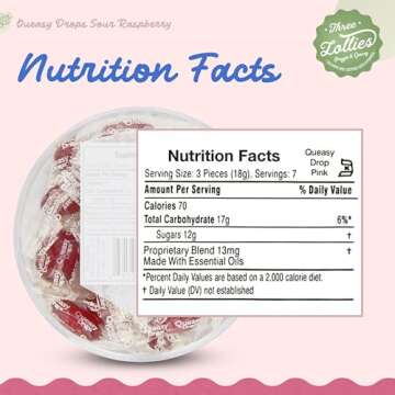 Queasy Drops – Supporting Breast Cancer Awareness | 21 Drops | Nausea(Chemo, Motion Sickness, etc....