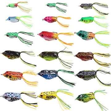 Hollow Body Frog Lure Kit for Freshwater & Saltwater
