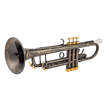Singer's Day SDTR-2019B Trumpet with Engraved Finish