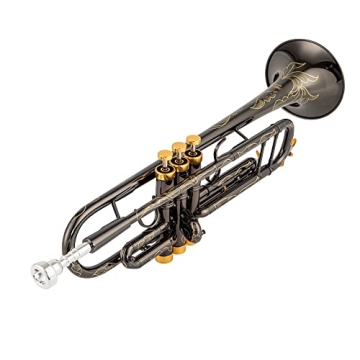 Singer's Day SDTR-2019B Trumpet with Engraved Finish