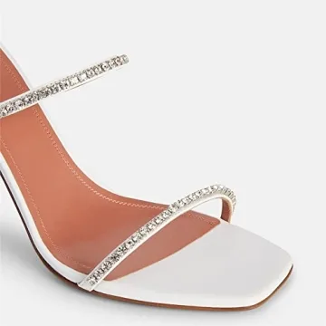 Elegant Keleimusi Diamante Strap Heeled Sandals for Women