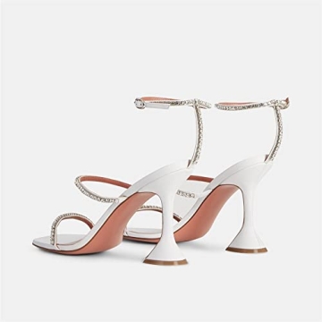 Elegant Keleimusi Diamante Strap Heeled Sandals for Women