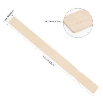 Durable 30 Pieces Paint Stir Sticks for Artists and Crafters