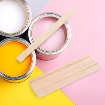 Durable 30 Pieces Paint Stir Sticks for Artists and Crafters