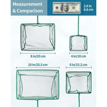 Pawfly 6 Inch Fish Net for Safe Fish Transfer and The Ultimate Cleaning Solution