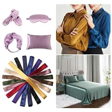 Luxurious Orfemui Silk Charmeuse Satin Fabric 45 Inch