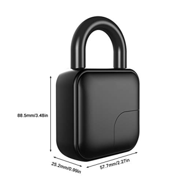 Diohce Smart Fingerprint Padlock Secure Waterproof Biometric Lock