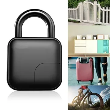 Diohce Smart Fingerprint Padlock Secure Waterproof Biometric Lock