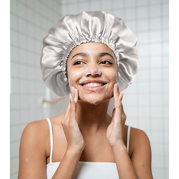 YANIBEST Adjustable Satin Hair Bonnet for Women