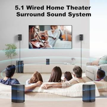 Bobtot 800W Surround Sound Home Theater System