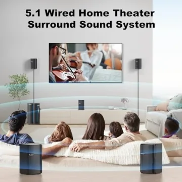 Bobtot 800W Surround Sound Home Theater System