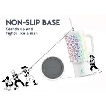 Meoky 40 oz Insulated Tumbler with Straw - Perfect for All Beverages