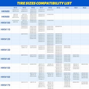 Auto Fixing Snow Chains Tire Chains For Cars Suv Pickup Trucks - Auto Fixing 1 Min Quick Fit AND Easy Installation, Reusable Universal Emergency Traction Snow Chains - Set of 2（HKN170）