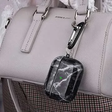 CAGOS for Airpod Pro Case, Cute Airpods Pro 2nd/1st Generation Case Cover Hard TPU Protective iPod Pro Case with Keychain Accessories for Women Men