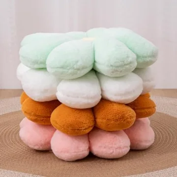 Flower Pillow Set for Girls Room Decor