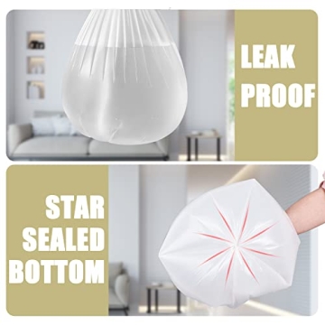 Versatile 4 Gallon Trash Bags 100 Count for Home Use