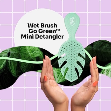 Wet Brush Go Green Mini Detangler Eco-Friendly Hair Care