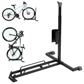 Yuetong Heavy Duty Vertical Bike Stand for Indoor Bicycle Storage