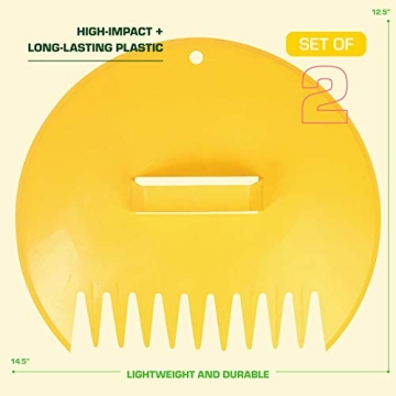 Rugg Original Leaf Scoops for Easy Yard Waste Pick Up