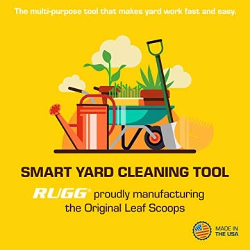 Rugg Original Leaf Scoops for Easy Yard Waste Pick Up
