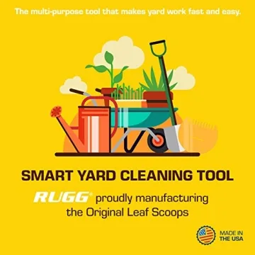 Rugg Original Leaf Scoops for Easy Yard Waste Pick Up