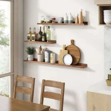 FLYJOE Picture Wall Decor Floating Shelves for Stylish Displays