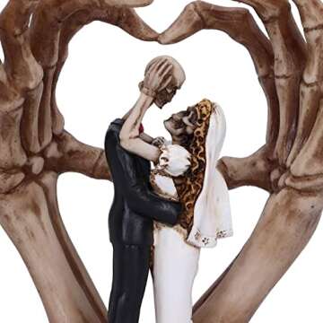 Skeleton Couple Statue for Weddings and Anniversaries