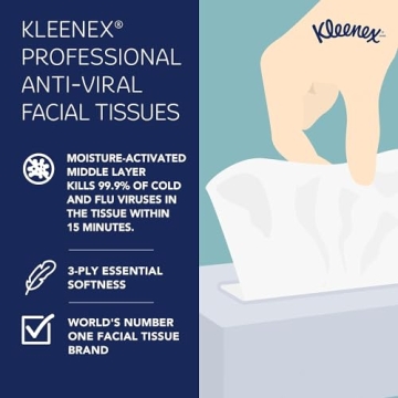 Kleenex Anti-Viral Tissue Pack for Health and Comfort