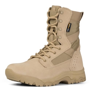 FREE SOLDIER Men's Tactical Boots: Lightweight, Durable Combat Footwear