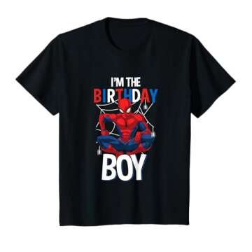Marvel Comics Spider-Man Classic I'm The Birthday Boy T-Shirt