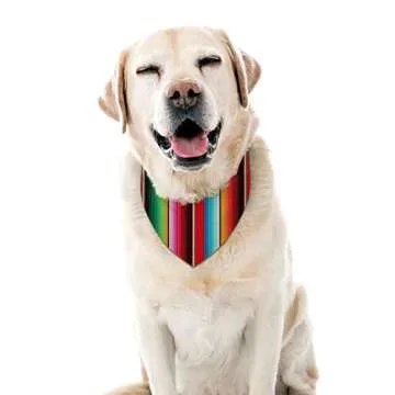 Cinco de Mayo Dog Bandana Mexican Fiesta Triangle Dog Scarf Adjustable Accessories for Small Medium Dogs Cats Pets