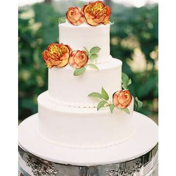 ICBOX Vintage Silk Peonies Artificial Flowers for Decor