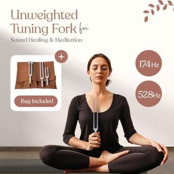 Tuning Forks for Healing Set for Yoga and Meditation