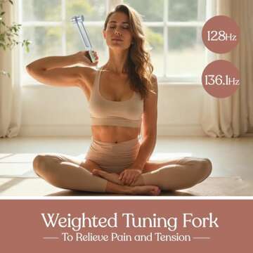 Tuning Forks for Healing Set for Yoga and Meditation