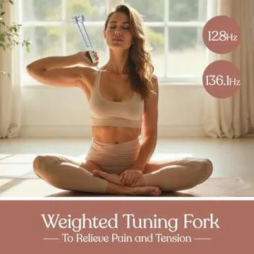 Tuning Forks for Healing Set for Yoga and Meditation
