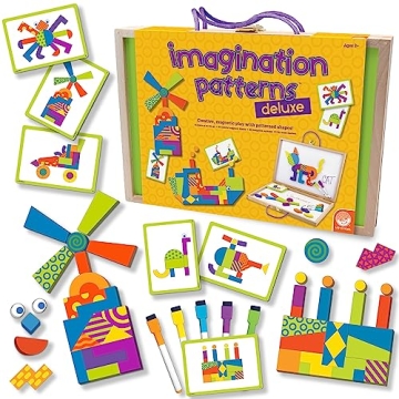 MindWare Imagination Magnets Patterns Deluxe Set with Case