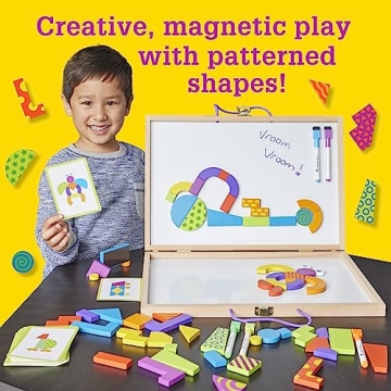 MindWare Imagination Magnets Patterns Deluxe Set with Case