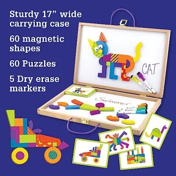 MindWare Imagination Magnets Patterns Deluxe Set with Case
