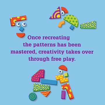 MindWare Imagination Magnets Patterns Deluxe Set with Case