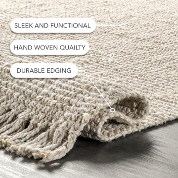 nuLOOM 10x13 Daniela Jute Rug for Any Room