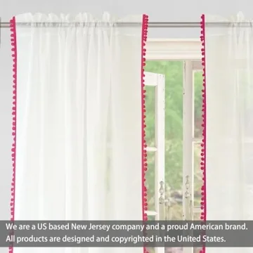 Charming DriftAway Sheer Pom Pom Curtains for Every Room